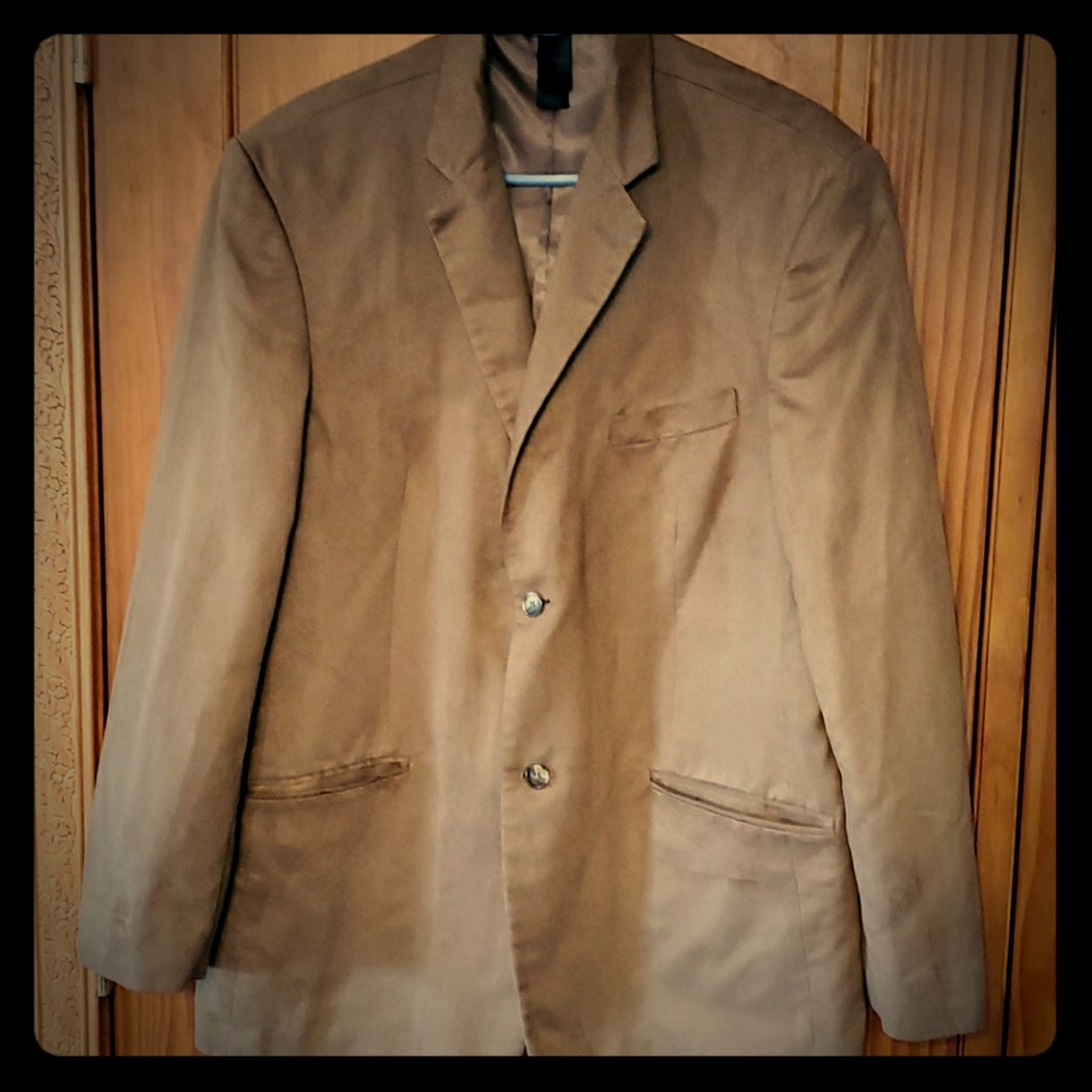 Men's suede jacket size large